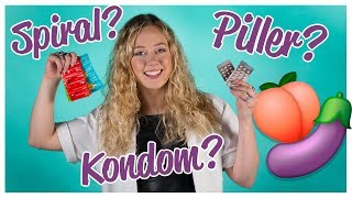 Kondom piller eller spiral  SKØNHEDSLABORATORIET [upl. by Aikym]