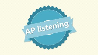 AP Chinese Listening training四  听力实战练习四 [upl. by Lehar]