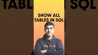 How to SHOW ALL TABLES In Oracle and SQL Server learnsql [upl. by Clarance]