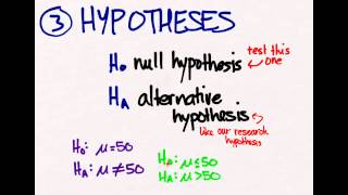 Hypothesis Testing 02 10 Steps [upl. by Nilhsa]