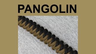 How to make a Pangolin Paracord Bracelet Tutorial Paracord 101 [upl. by Noizneb]