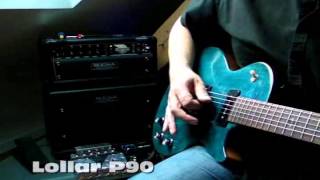 Pickup Lollar P90 VS Gibson P90 [upl. by Georgianna]