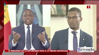 Macky Sall  quotJe veux pas être lobjet dune polémique stérilequot [upl. by Theadora]