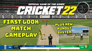 Cricket 22  First Look at Match Gameplay amp Gameplay Changes [upl. by Colleen570]