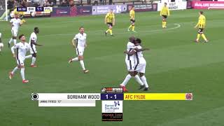 20190309  Boreham Wood vs AFC Fylde  Highlights [upl. by Neerak122]