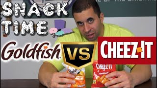 Goldfish VS CheezIt  SNACKTIME SHOWDOWN [upl. by Alehtse]