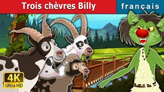 Trois chèvres Billy  Three Billy Goats in French  Contes De Fées Français [upl. by Rafa920]