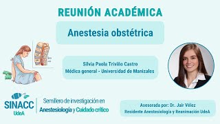 Reunión académica Anestesia Obstétrica [upl. by Notgnillew]