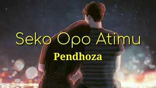 Seko Opo Atimu  Pendhoza Lirik Animasi [upl. by Ttenyl447]