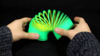 Original Slinky  Plastic Neon Slinky 122TL [upl. by Nadroj]