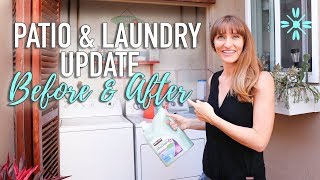 Patio Laundry Room Update  Before and After [upl. by Pippas516]