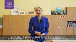 Andas Čakšas apsveikums pedagogiem jauno mācību gadu uzsākot [upl. by Amlas]