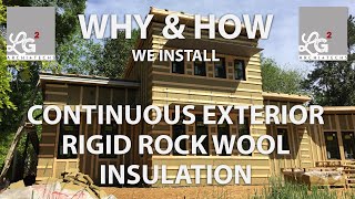 Why and How We Install Continuous Exterior Rock Wool Insulation [upl. by Mccarty]