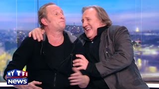 Gerard Depardieu et Benoit Poelvoorde nont pas bu de vin pendant quotSaint Amourquot ils lassurent [upl. by Lladnek211]