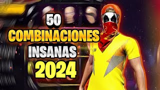 50 COMBINACIONES DE ROPA INSANAS QUE DEBES USAR EN 2024 🔥 OUTFITS INSANOS FF [upl. by Korie]