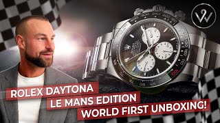 THE WORLDS FIRST Rolex Daytona Le Mans Edition 126529LN unboxing  Official Watches [upl. by Ludeman412]