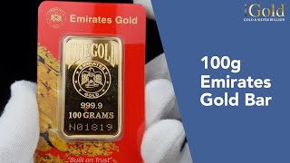 100g Emirates Gold Bar [upl. by Havot]