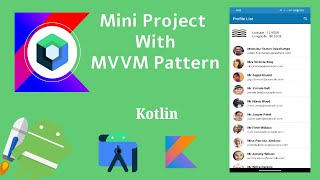 Mini Project with MVVM Pattern using Kotlin  MVVM  Android  Make it Easy [upl. by Marlette]