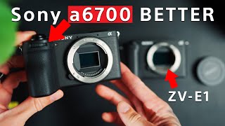 Sony a6700 vs Sony ZVE1 [upl. by Monika413]