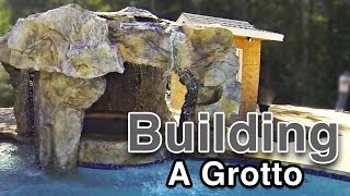 Backyard Waterfalls Building A Grotto [upl. by Anead374]