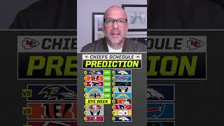 Predicting every game on the Chiefs schedule 👀 nfl shorts chiefs [upl. by Vale]