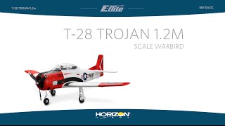 Eflite® T28 Trojan 12m BNF Basic [upl. by Desiri]