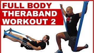 Full body Theraband workout 2 [upl. by Pinsky382]