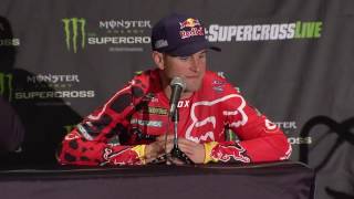 450SX Class Press Conference  Glendale  Race Day LIVE 2017 [upl. by Gower443]