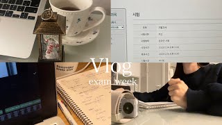 Exam Vlog  한국에서 대학원 다니는 일본인 시험 기간 브이로그  외대  번역 [upl. by Acilef286]