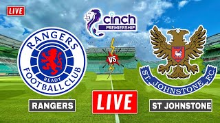 Rangers vs St Johnstone Live Streaming  Scottish Premiership  St Johnstone vs Rangers Live Stream [upl. by Nettle]