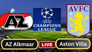 Live  AZ Alkmaar vs Aston Villa  UEFA Europa Conference LeagueGroup 5Round 3  Football Live [upl. by Marcel]