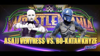 Asajj Ventress Star Wars vs BoKatan Kryze Star Wars ★ WWE2K019 ★ [upl. by Oeak]