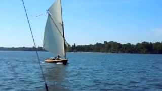 Melonseed Skiff Topsail Clip [upl. by Frazer]