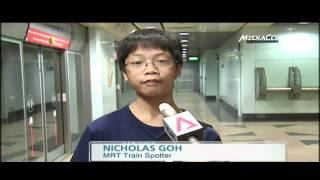 Train finally arrives at Woodleigh MRT station [upl. by Knobloch361]