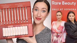 I Tried Rare Beautys NEW LIPSTICKS all of them 😍 [upl. by Ahsyia]