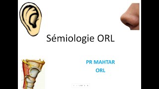 Semiologie ORL  Examen Otologique FMPC [upl. by Annodam146]