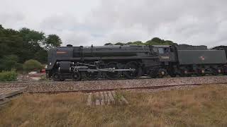 English Riviera Express with 70000 Britannia from Crewe to Kingswear [upl. by Marylou]