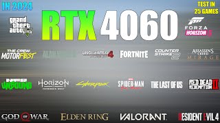 RTX 4060 Laptop  Test in 25 Games in 2024  Really a Gaming Beast [upl. by Nauqal401]