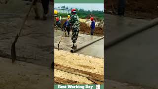 Best working day 1680 Concrete leveling process [upl. by Appel349]