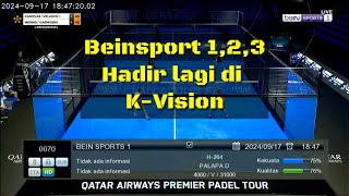 BEINSPORT 123 HADIR LAGI DI KVISION [upl. by Michaela]