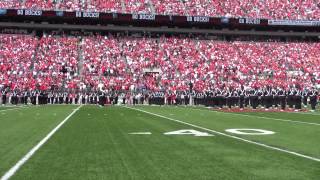 Ohio State Marching Band and Buckeyes Field Entrance [upl. by Adyaj]