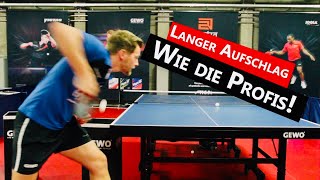 Erfolg mit langem Aufschlag  SPIN College  Tischtennis Tipps [upl. by Leumek]