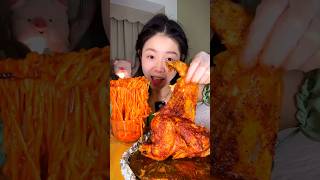 먹방 먹는 소리 Spicy Chicken amp Noodles Eating Challenge asmr satisfying mukbang 156 [upl. by Eppesiug856]