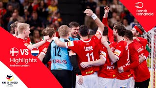 MATCH HIGHLIGHTS  Denmark vs Netherlands  EHF EURO 2024 [upl. by Fafa674]