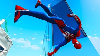 GTA 5 Epic Ragdoll GREEN SPIDERMAN VS RED MINIONVS GREEN HULK Euphoria Physics amp Funny Fails [upl. by Adnama]