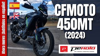 CFMoto 450MT 2024  Test Ride Review Walkaround and Soundcheck  VLOG 410 [upl. by Delbert]