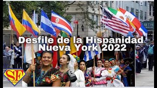 Hispanic Day Parade NYC  Desfile de la Hispanidad de NY [upl. by Anoek]