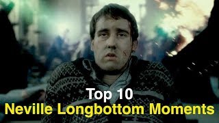 Top 10  Neville Longbottom Moments [upl. by Fein]