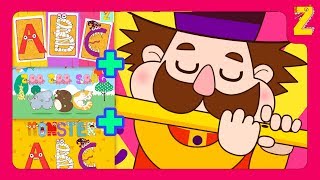 Follow me ABC Monsters l  more Monsters Alphabet Songs l Halloween Nursery Rhymes l ZooZooSong [upl. by Jules]