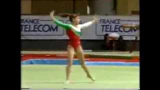 VALENTINA RUBINETTI  EUROPEAN CUP JUNIORES 1992 TEAM FINALS FX 9700 [upl. by Mashe]